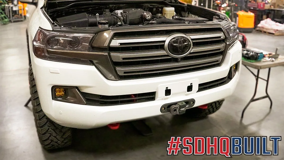 '08-21 200 Series Toyota Land Cruiser SDHQ Built Hidden Winch Mount
