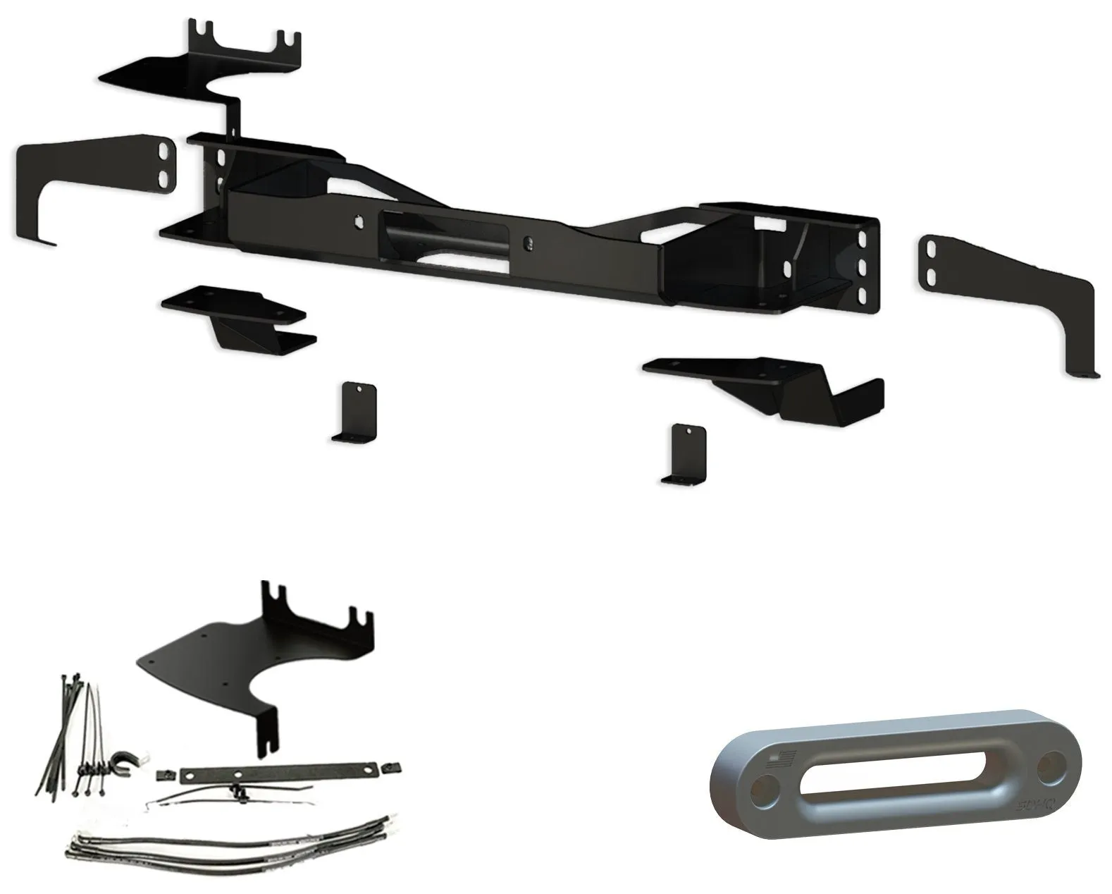 '08-21 200 Series Toyota Land Cruiser SDHQ Built Hidden Winch Mount
