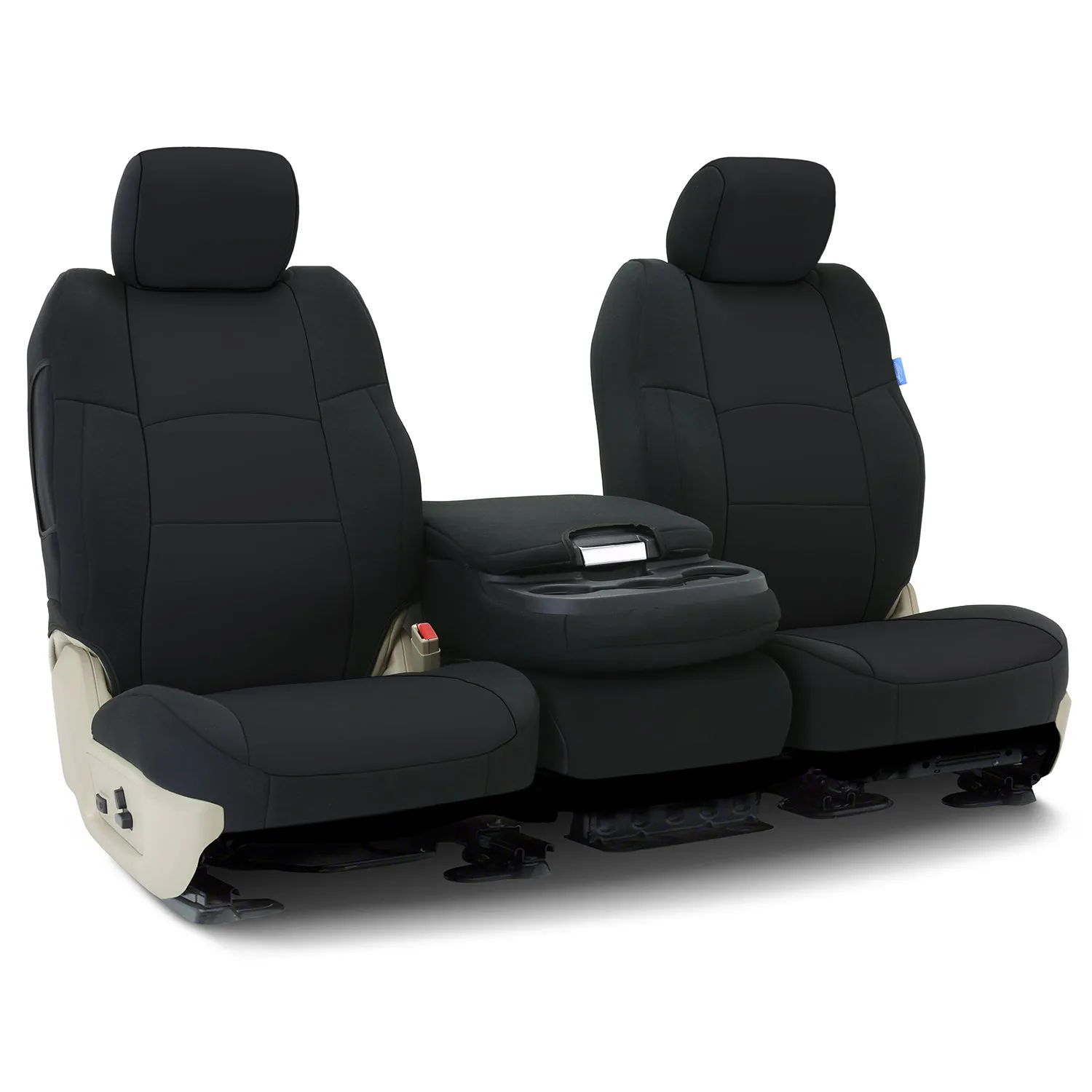 2010-2014 GMC Sierra Custom Fit Neoprene Seat Covers Front 40/20/40 Seats-Black