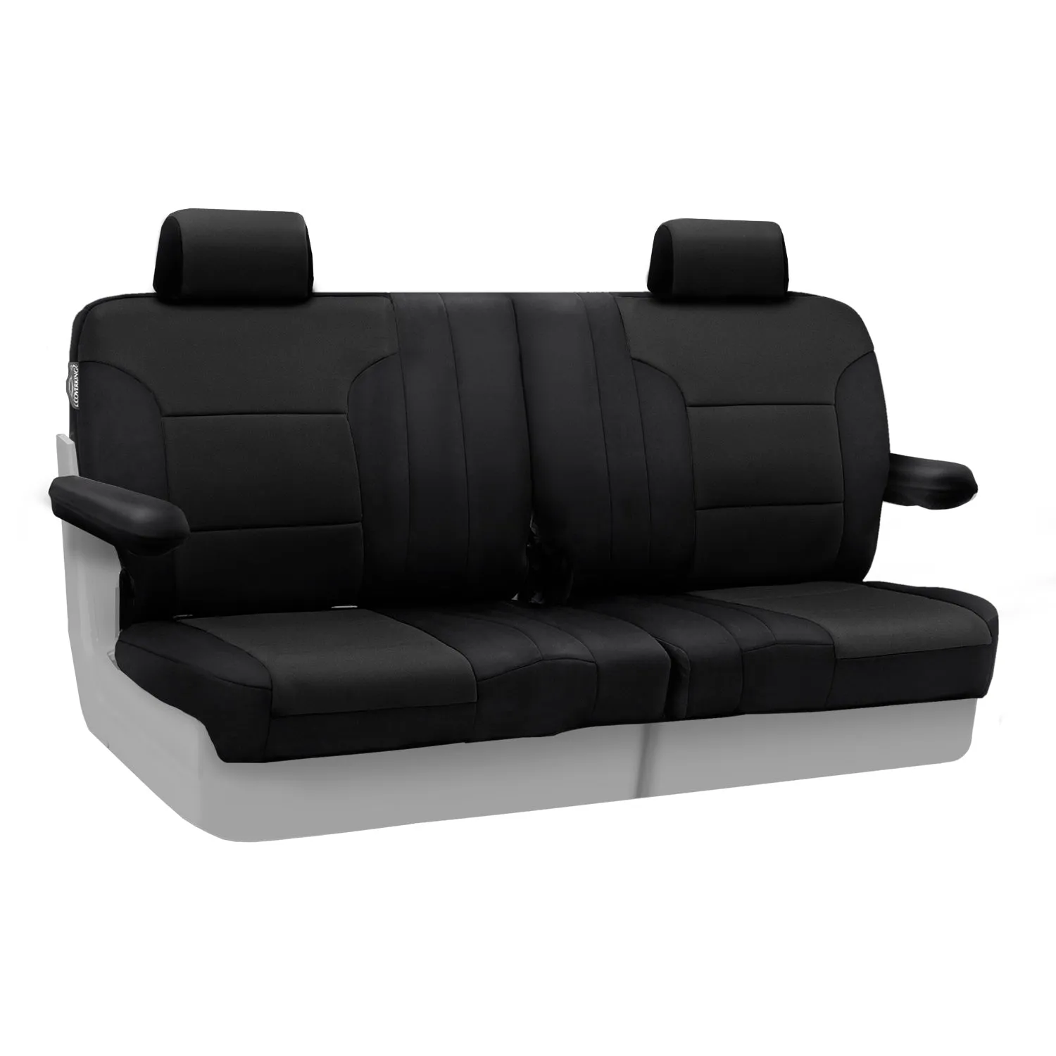 2011-2013 GMC Sierra 2500/3500 Custom Fit Neoprene Seat Covers Rear 60/40 Split-Black