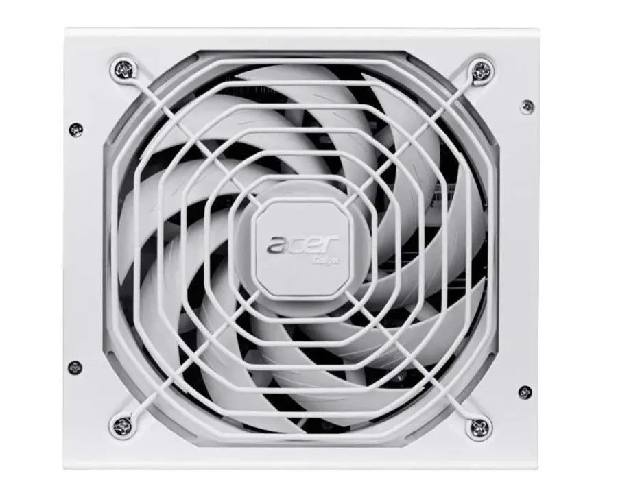 Acer AC1000 White 白色 1000W (PCIe5.0) 80Plus Gold Fully Modular Power Supply