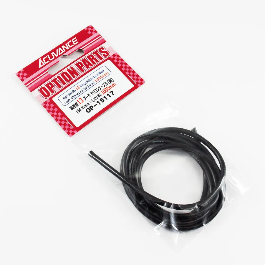 Acuvance High Density Silicon Cable 13 AWG 100cm