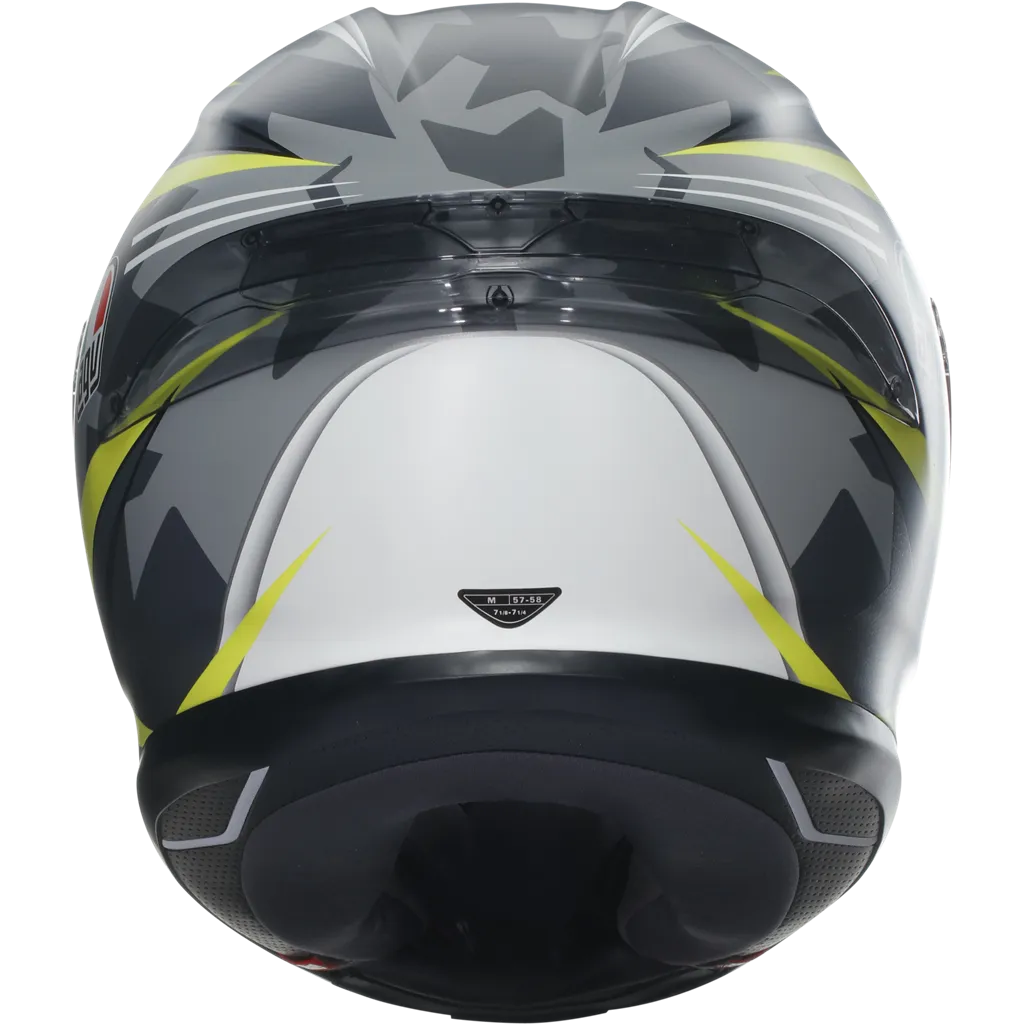 AGV K6-S Excite - Grey / Flo Yellow