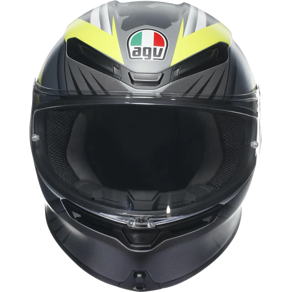 AGV K6-S Excite - Grey / Flo Yellow