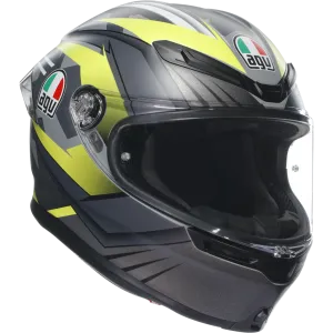 AGV K6-S Excite - Grey / Flo Yellow