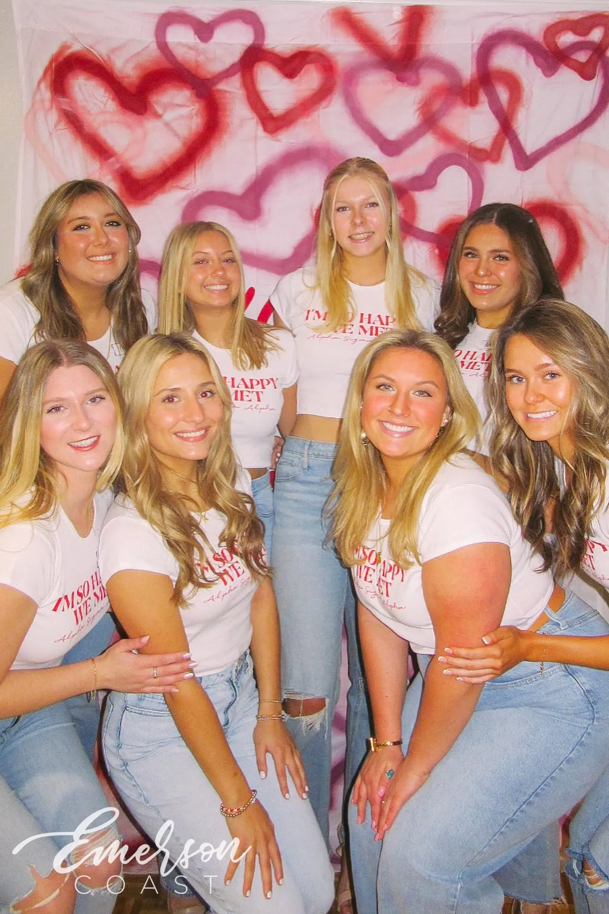 Alpha Sigma Alpha I'm So Happy We Met Tee