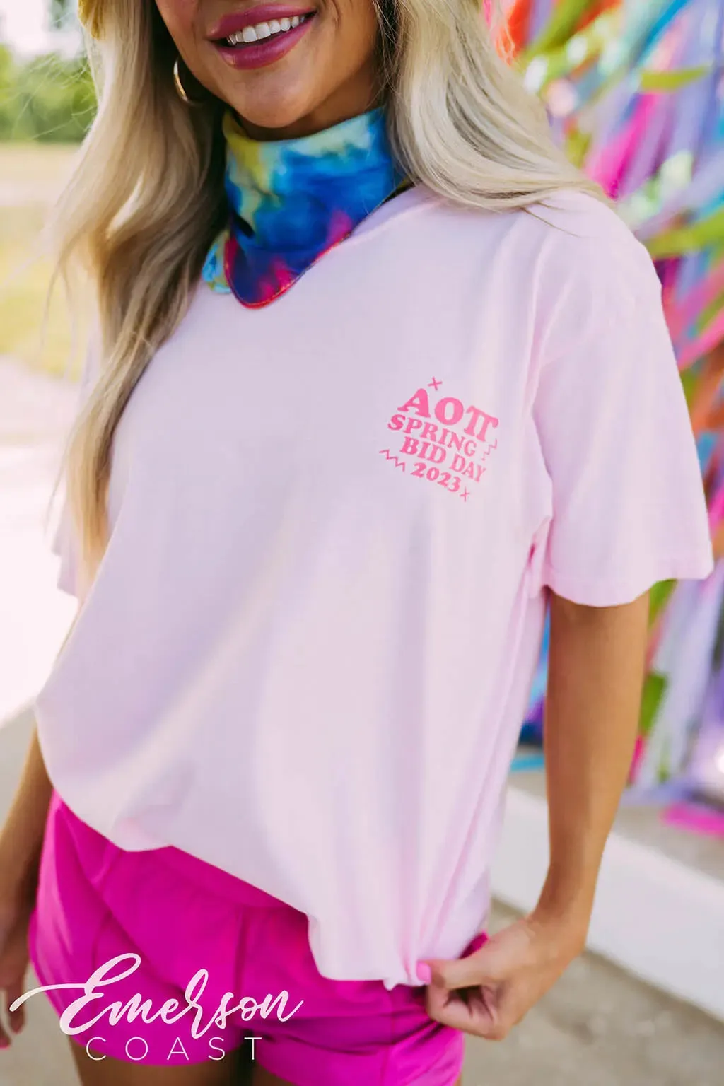 AOII New Bids on the Block Spring Bid Day Tshirt
