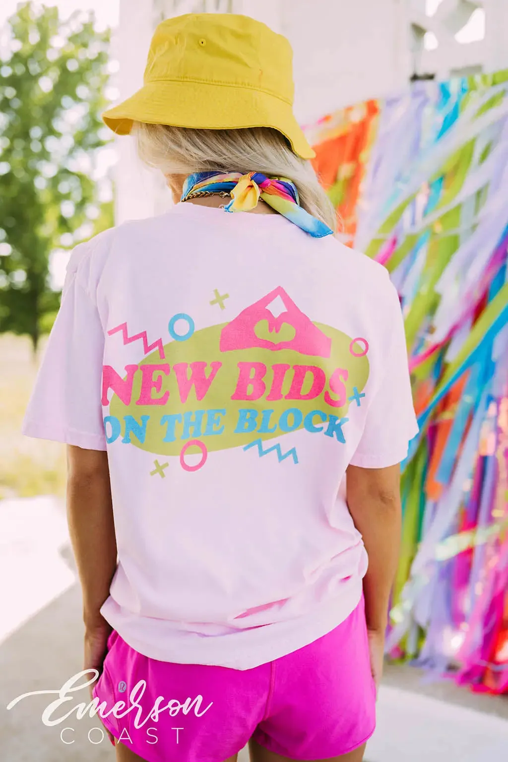 AOII New Bids on the Block Spring Bid Day Tshirt