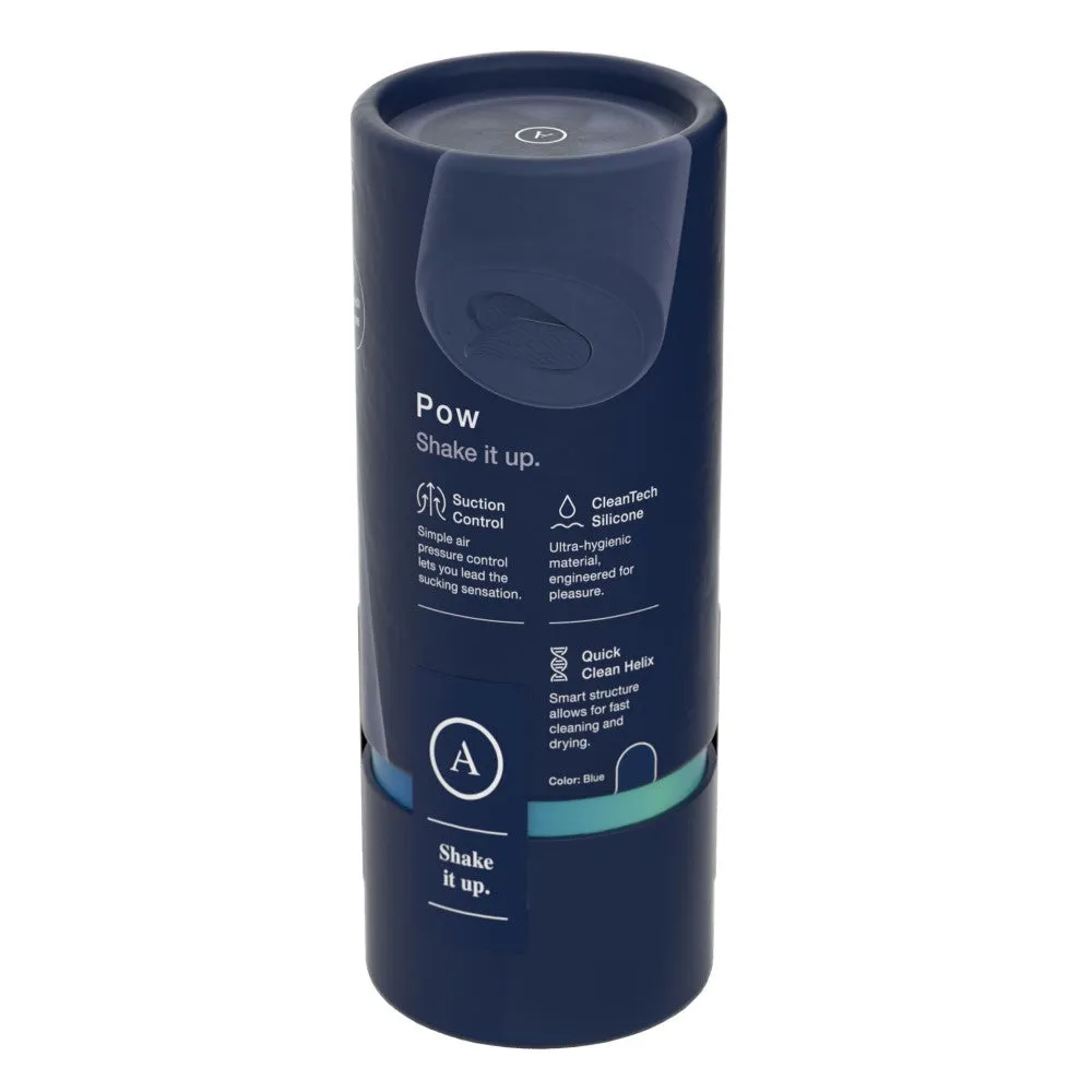 Arcwave Pow Silicone Stroker with Suction Control Blue