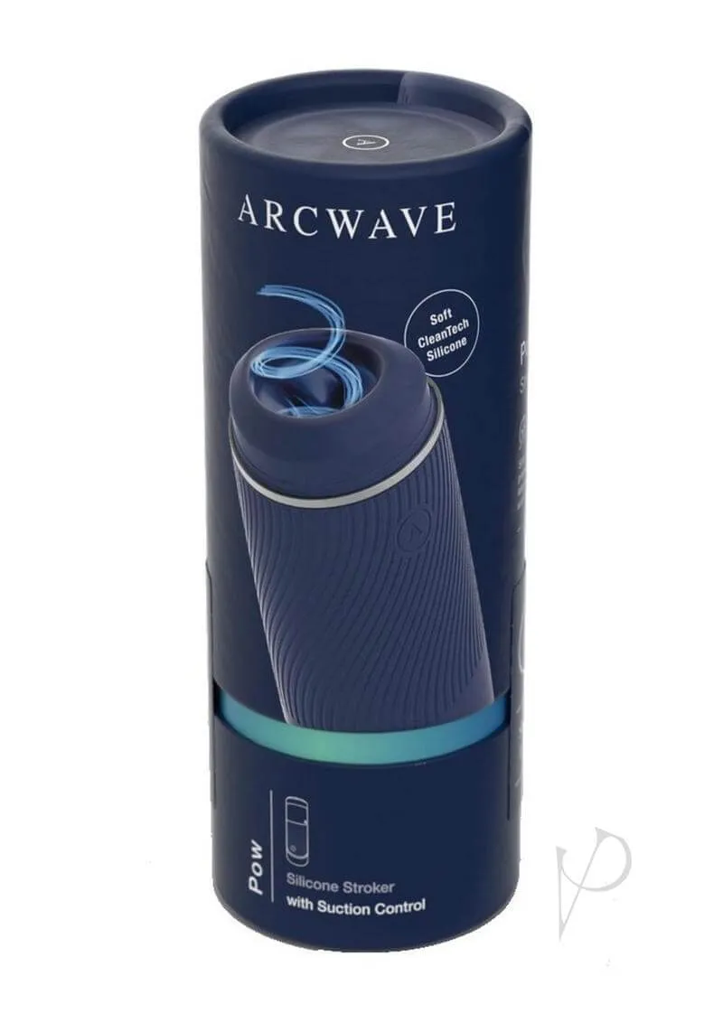 Arcwave Pow Stroker in Blue: Premium Manual Masturbation with Natural Suction Control