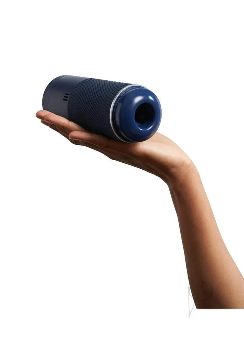 Arcwave Pow Stroker in Blue: Premium Manual Masturbation with Natural Suction Control