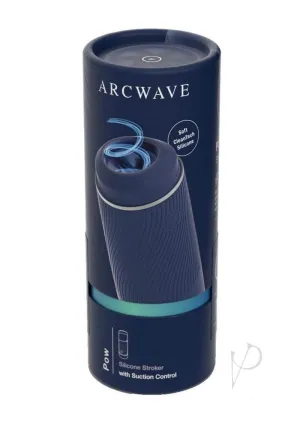 Arcwave Pow Stroker in Blue: Premium Manual Masturbation with Natural Suction Control