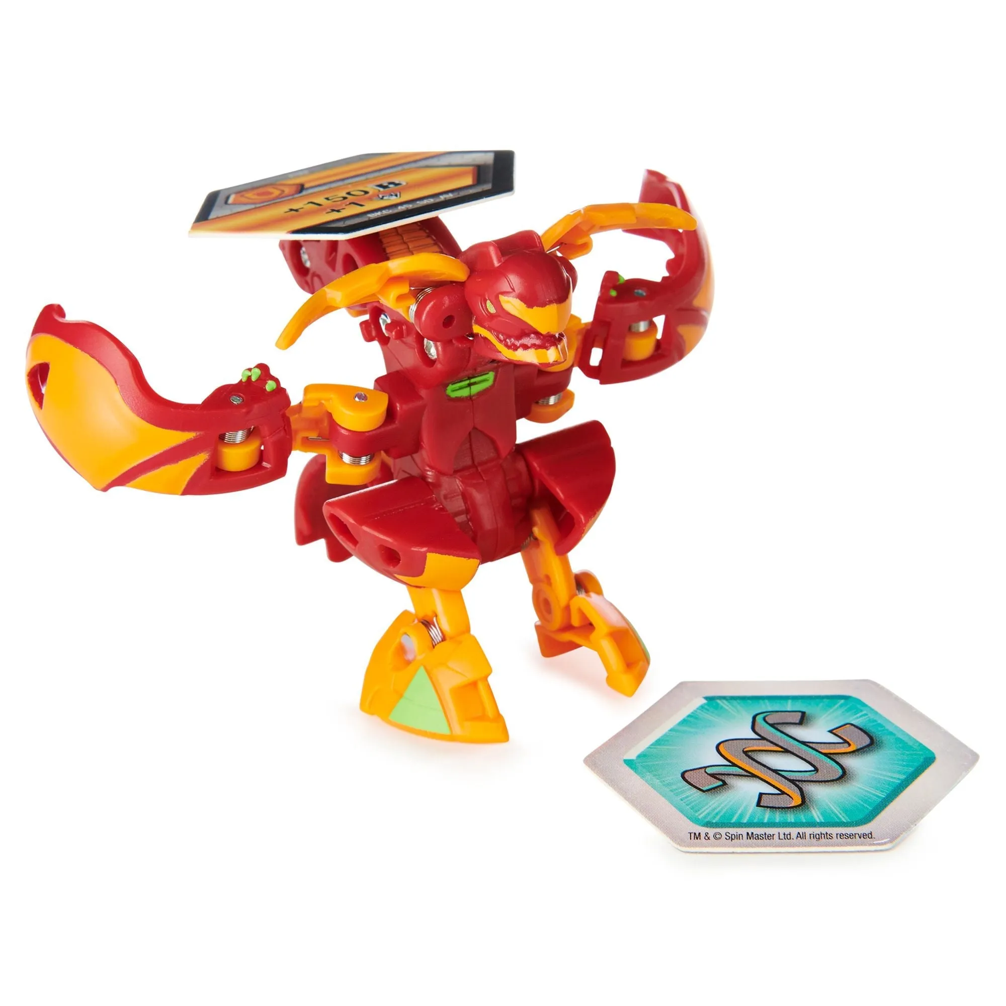 Bakugan Ultra Armored Alliance Deluxe 1 Pack Batrix Ultra Red & Orange