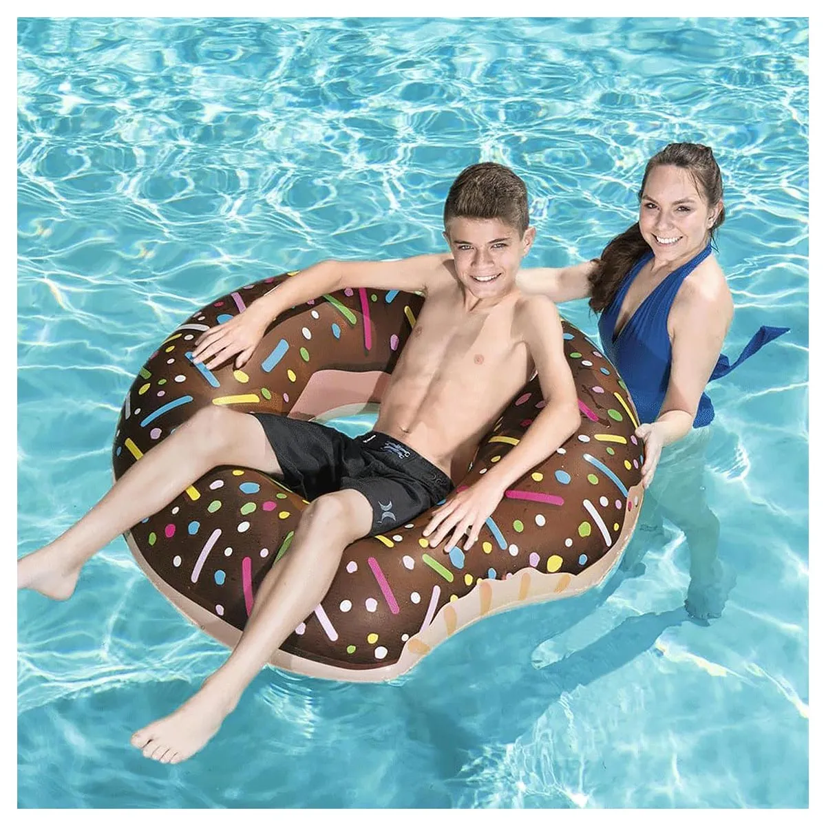 Bestway Inflatable Donut Swim Ring 42 inch (styles vary)