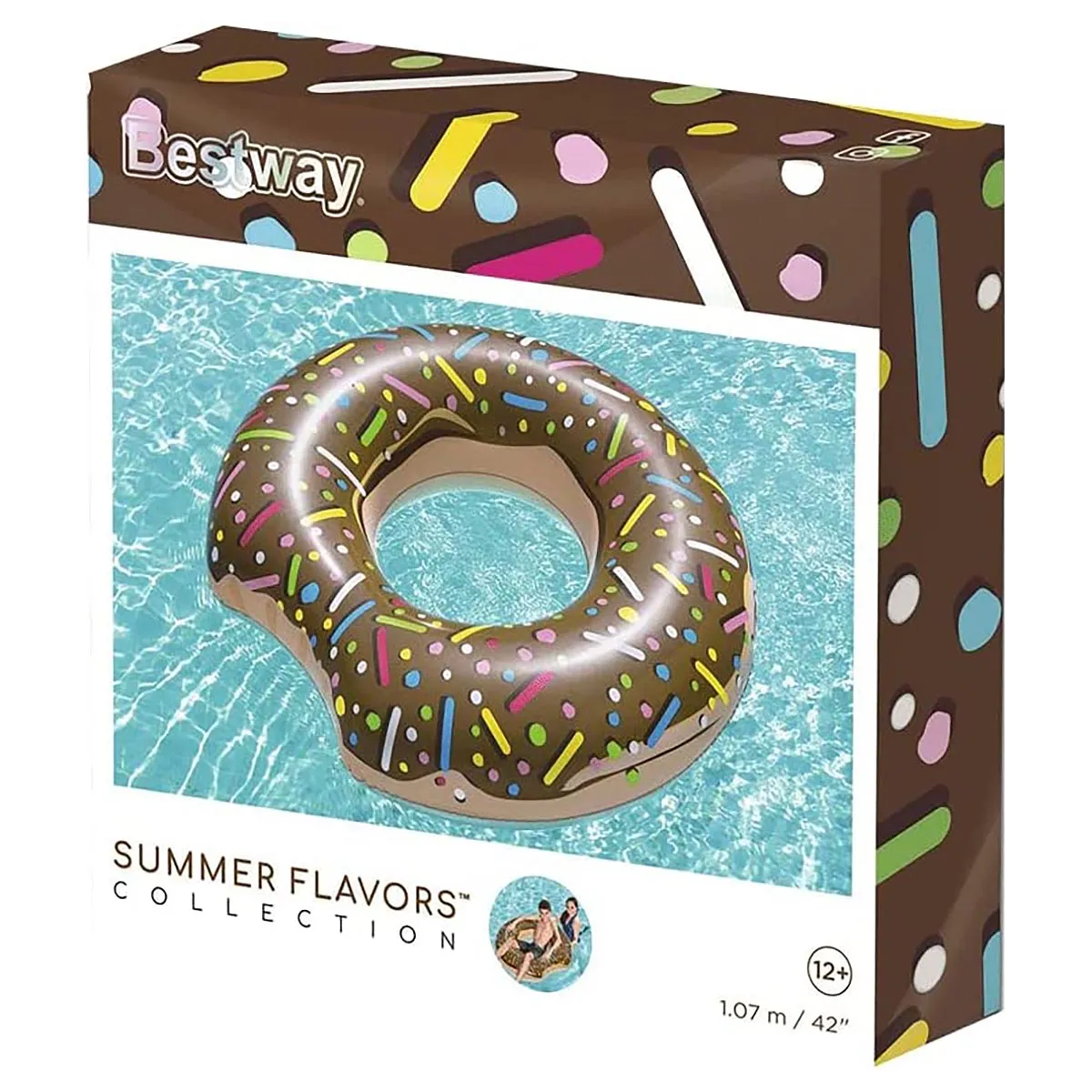 Bestway Inflatable Donut Swim Ring 42 inch (styles vary)
