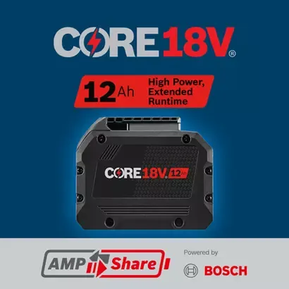 Bosch 18V CORE18V Lithium-Ion 12Ah Ah High Power Battery