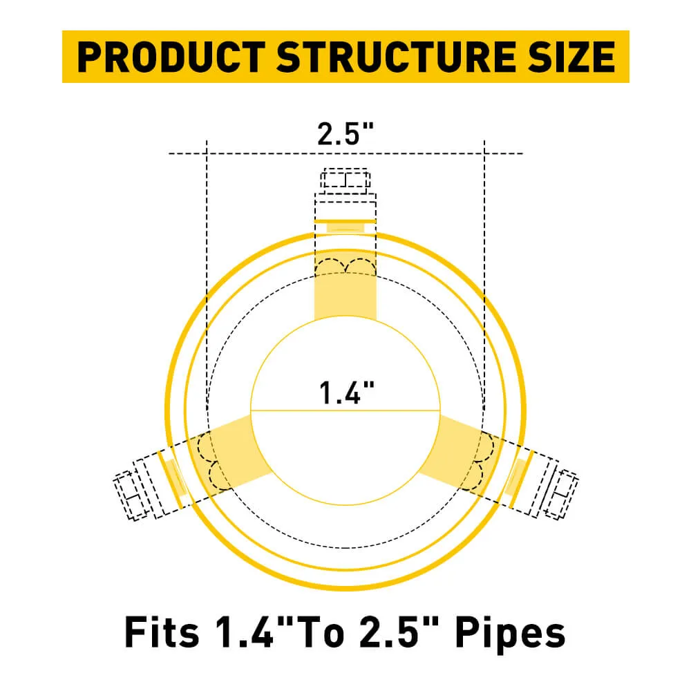 Car Rear Muffler Tip Exhaust Pipe Stainless Steel Round Accessories Bend Pipe