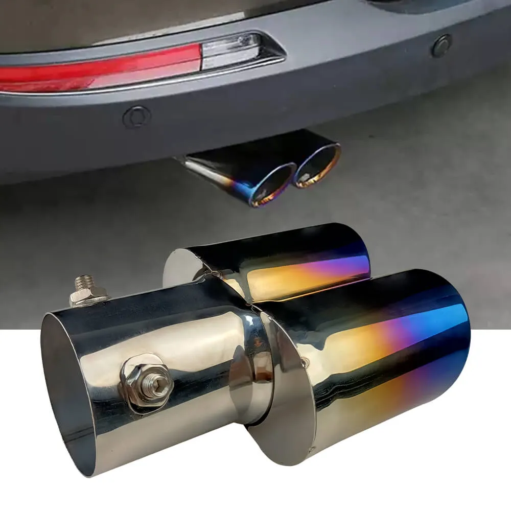 Car Stainless Steel Muffler Tip Exhaust Pipe Modification, Straight Pipe