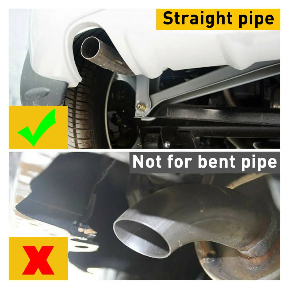 Car Stainless Steel Muffler Tip Exhaust Pipe Modification, Straight Pipe