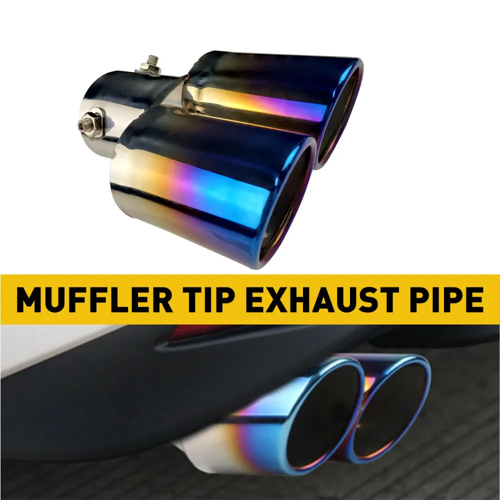 Car Stainless Steel Muffler Tip Exhaust Pipe Modification, Straight Pipe