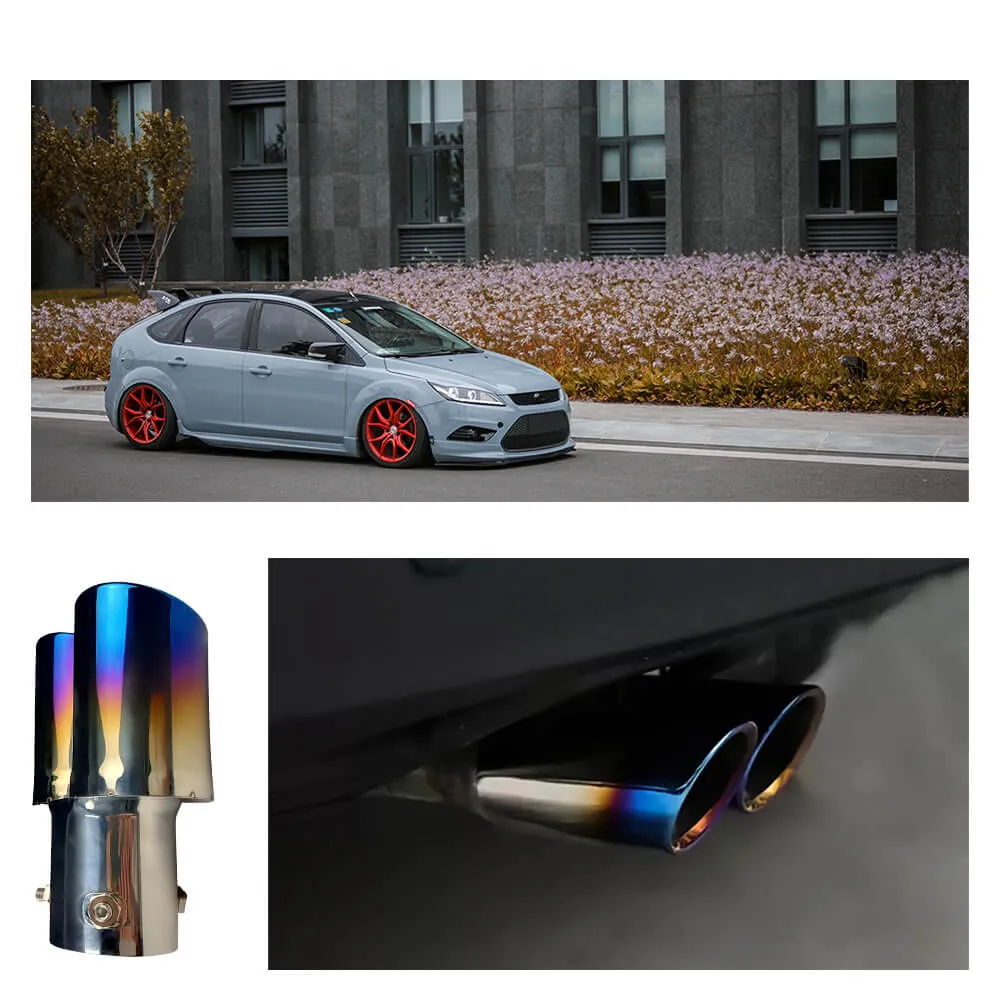 Car Stainless Steel Muffler Tip Exhaust Pipe Modification, Straight Pipe