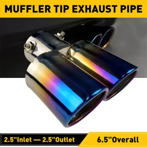Car Stainless Steel Muffler Tip Exhaust Pipe Modification, Straight Pipe