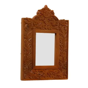 Carved Temple Mirror