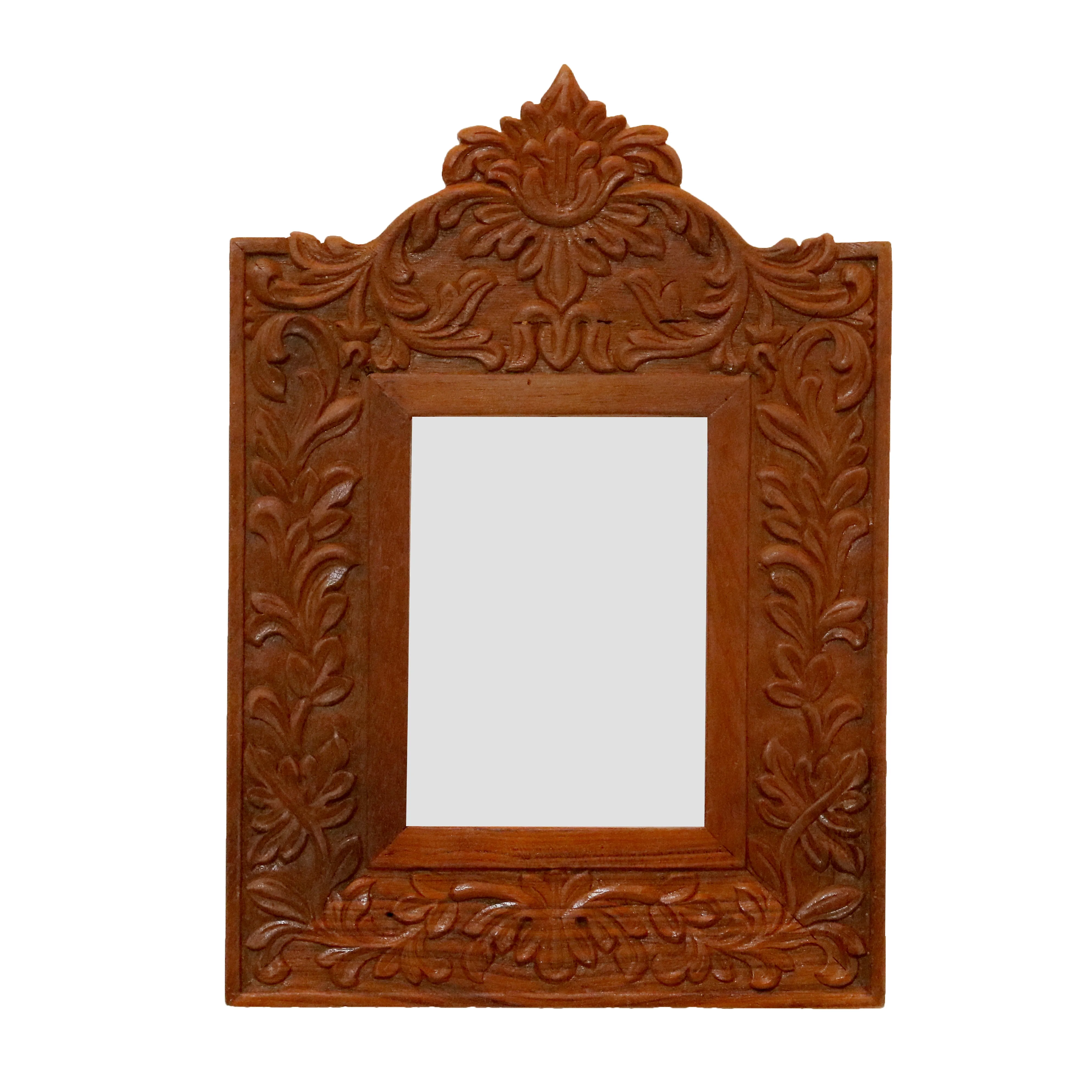 Carved Temple Mirror