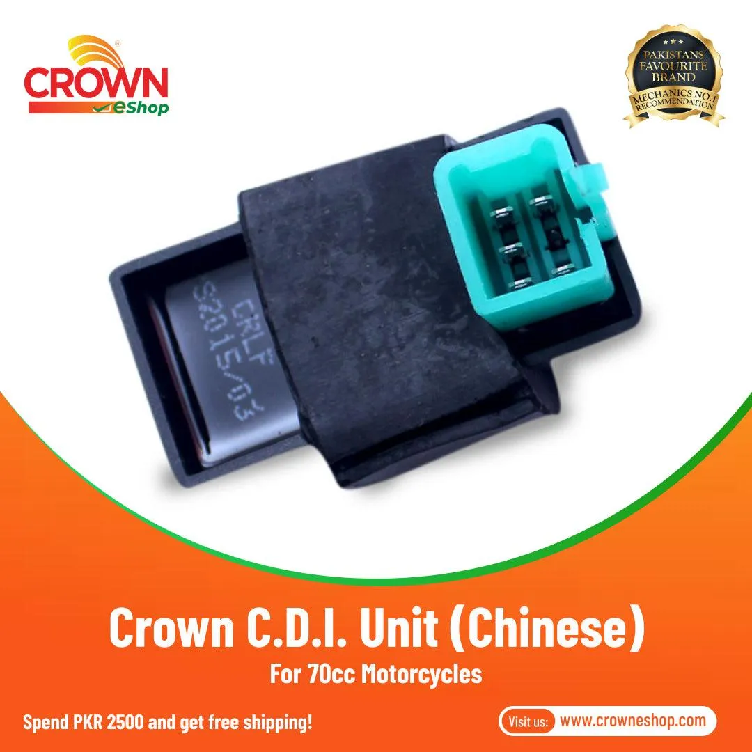 Crown C.D.I. Unit for Chinese 70cc Motorcycles