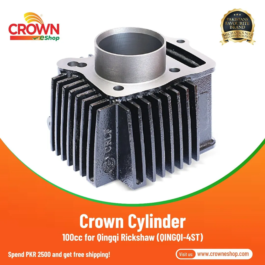 Crown Cylinder 100cc for Qingqi Rickshaw (QINGQI-4ST)