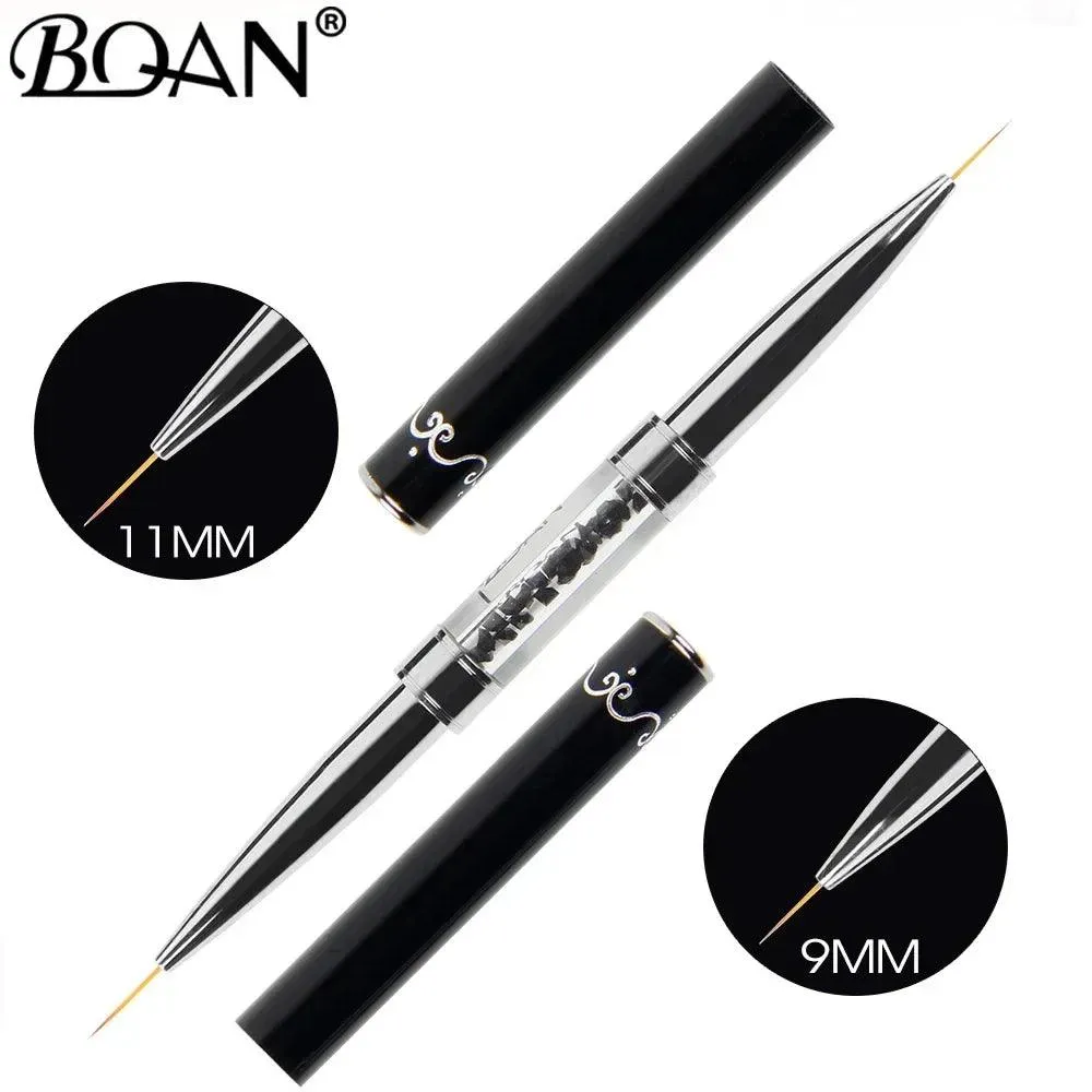 Crystal Nail Art Brush Set: Versatile Double-Ended Design