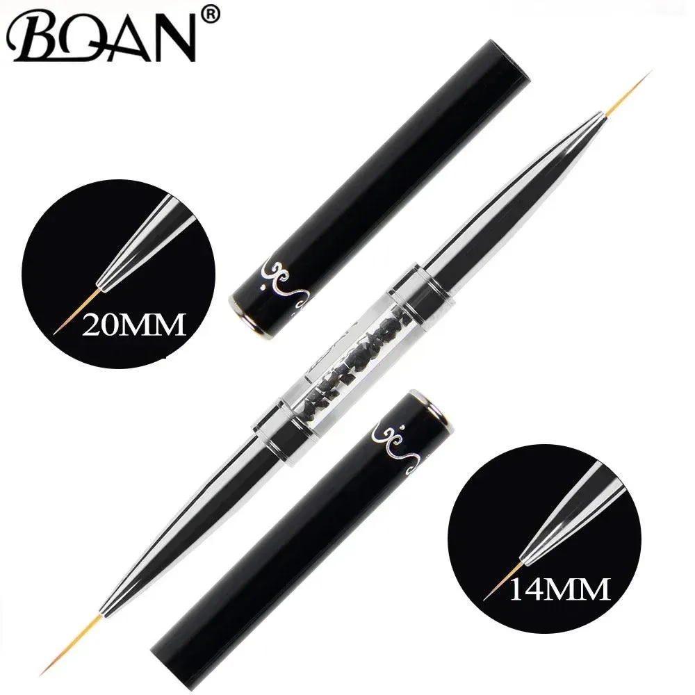 Crystal Nail Art Brush Set: Versatile Double-Ended Design