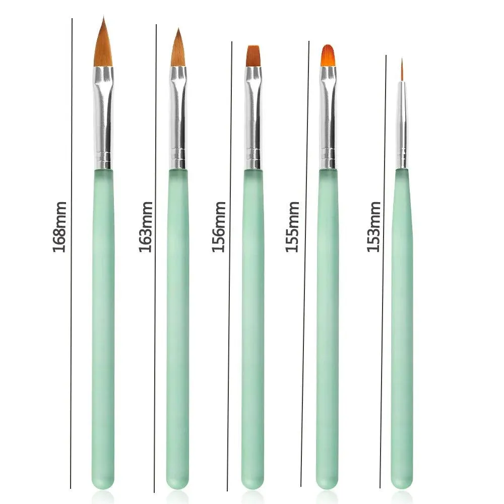 Crystal Nail Art Brush Set: Versatile Double-Ended Design