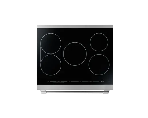 Dacor HIPR30S 30" Induction Pro Range, Silver Stainless Steel