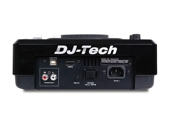 DJ Tech iScratch 201 Professional Media Player with Midi Control and DSP