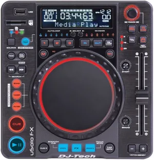 DJ Tech USOLO FX Compact DJ Media Player and Controller