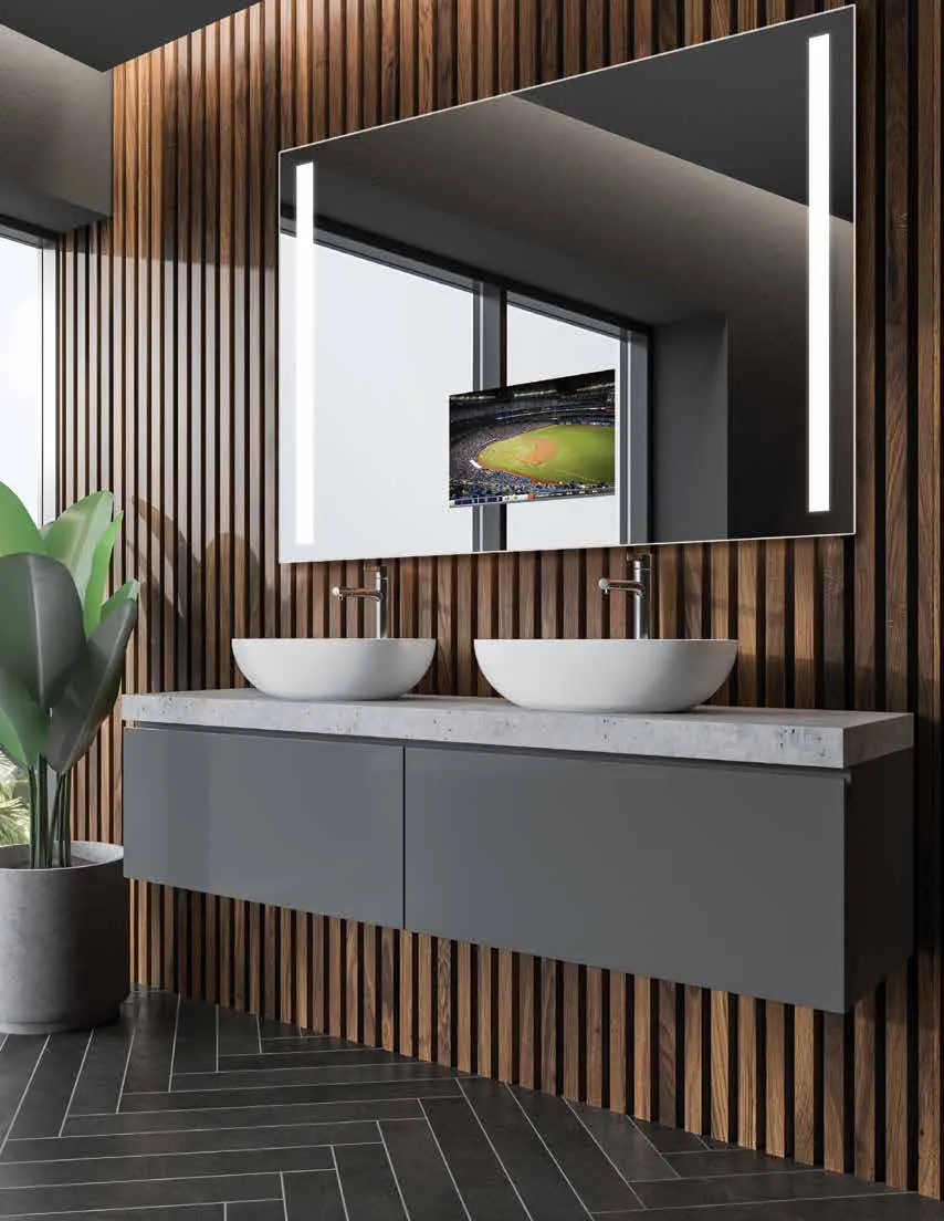 Electric Mirror Fusion™ LED Lighted Mirror TV