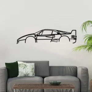 Ferrari F40 Car Silhouette