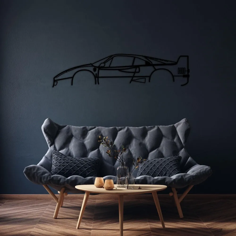 Ferrari F40 Car Silhouette
