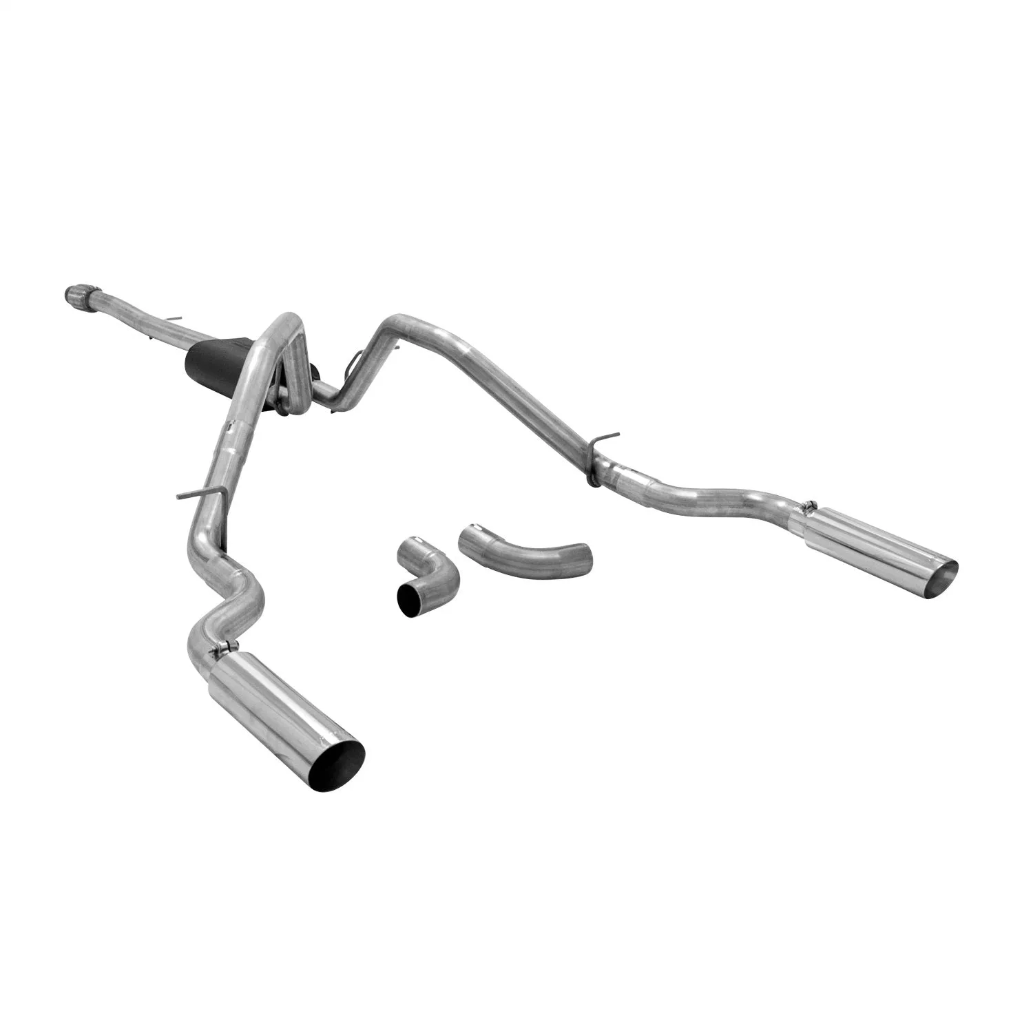Flowmaster American Thunder Cat-Back Exhaust System - 2-1/2 in Tailpipe - 3-1/2 in Tips - GM Fullsize Truck 2014-19