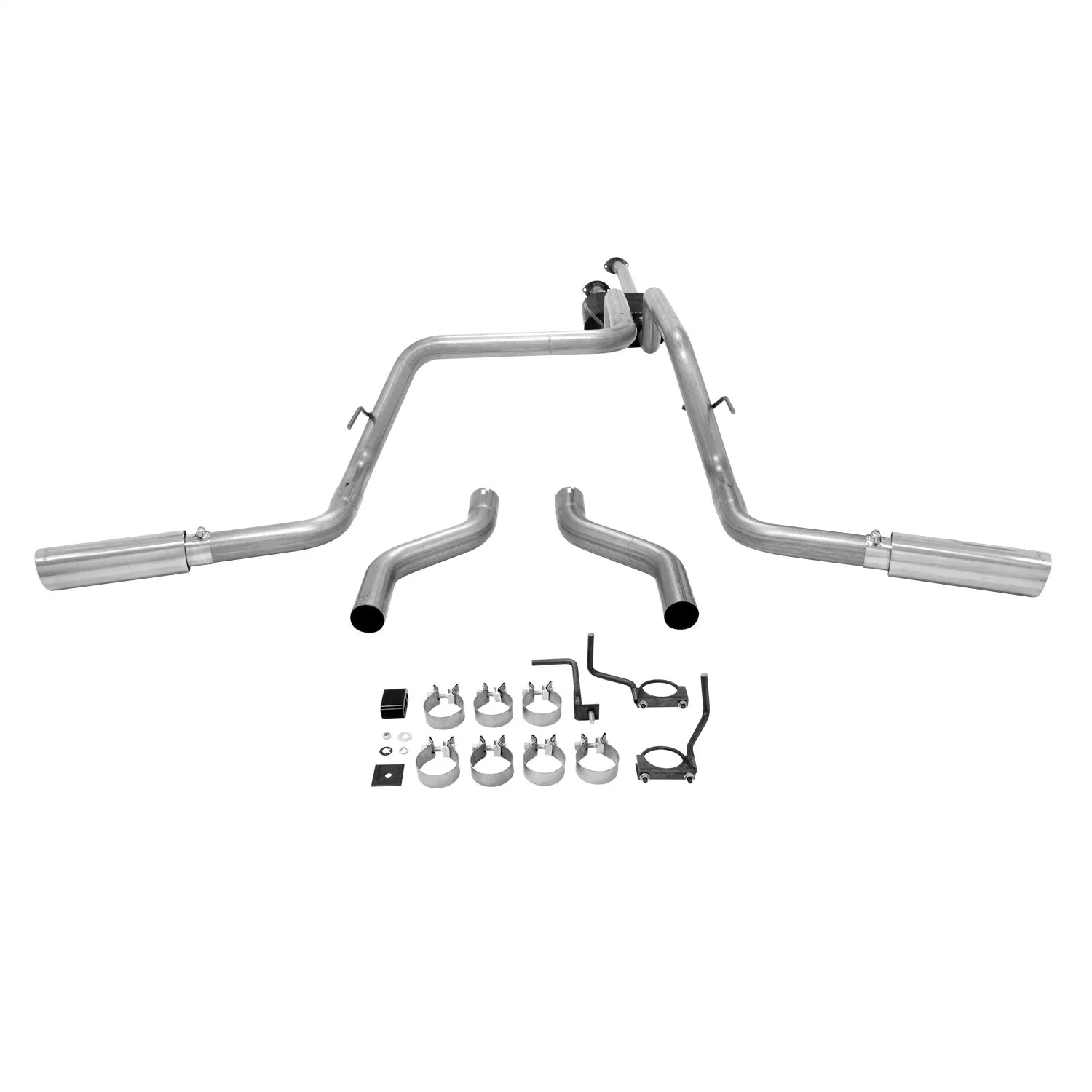 Flowmaster American Thunder Cat-Back Exhaust System - 2-1/2 in Tailpipe - 3-1/2 in Tips - Toyota Fullsize Truck 2009-21