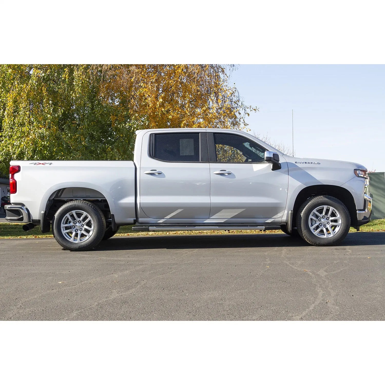 Flowmaster FlowFX Cat-Back Exhaust System - 2-1/2 in Tailpipe - 4-1/2 in Black Ceramic Tips - 5.3 L - Crew Cab - GM Fullsize Truck 2019