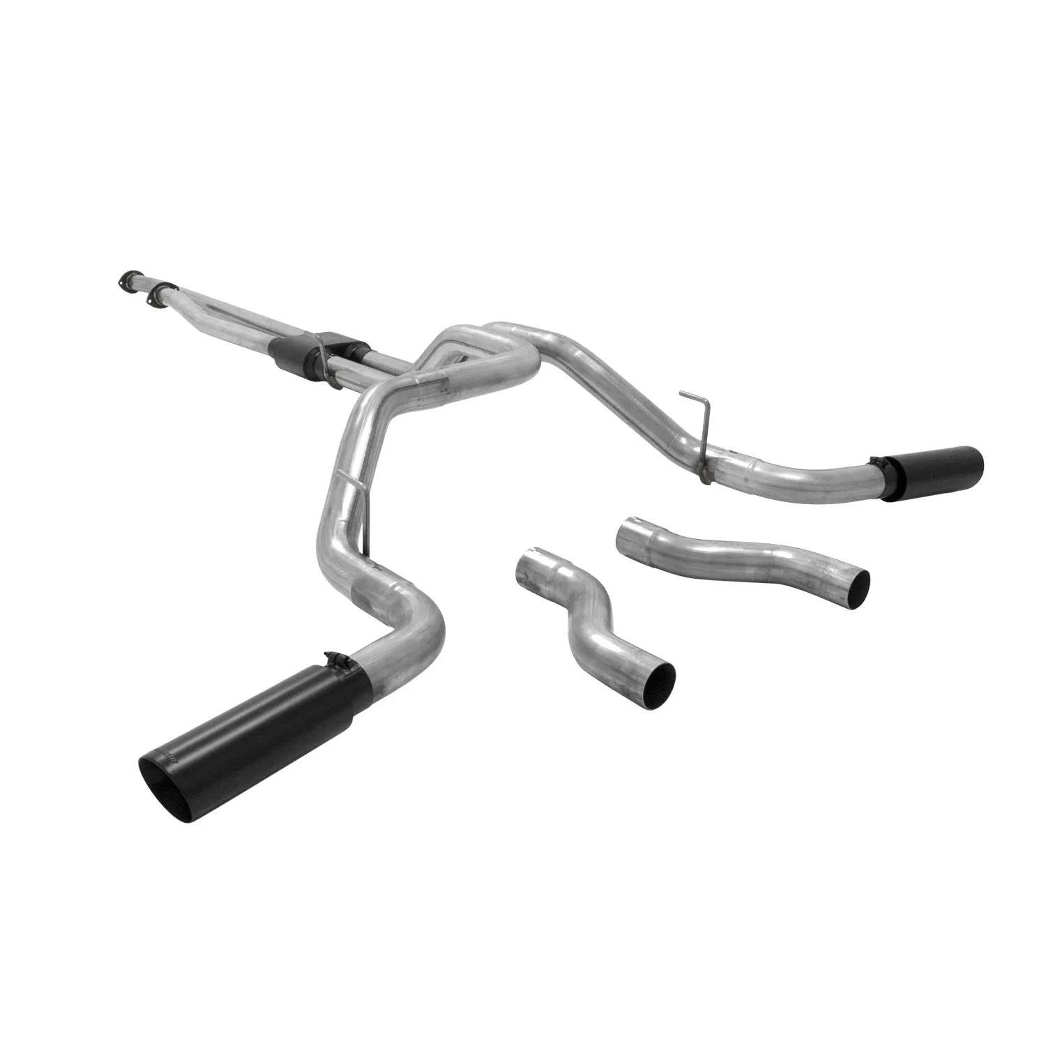 Flowmaster Outlaw Exhaust System Cat Back 2-1/2" Tailpipe 4" Tips - Stainless