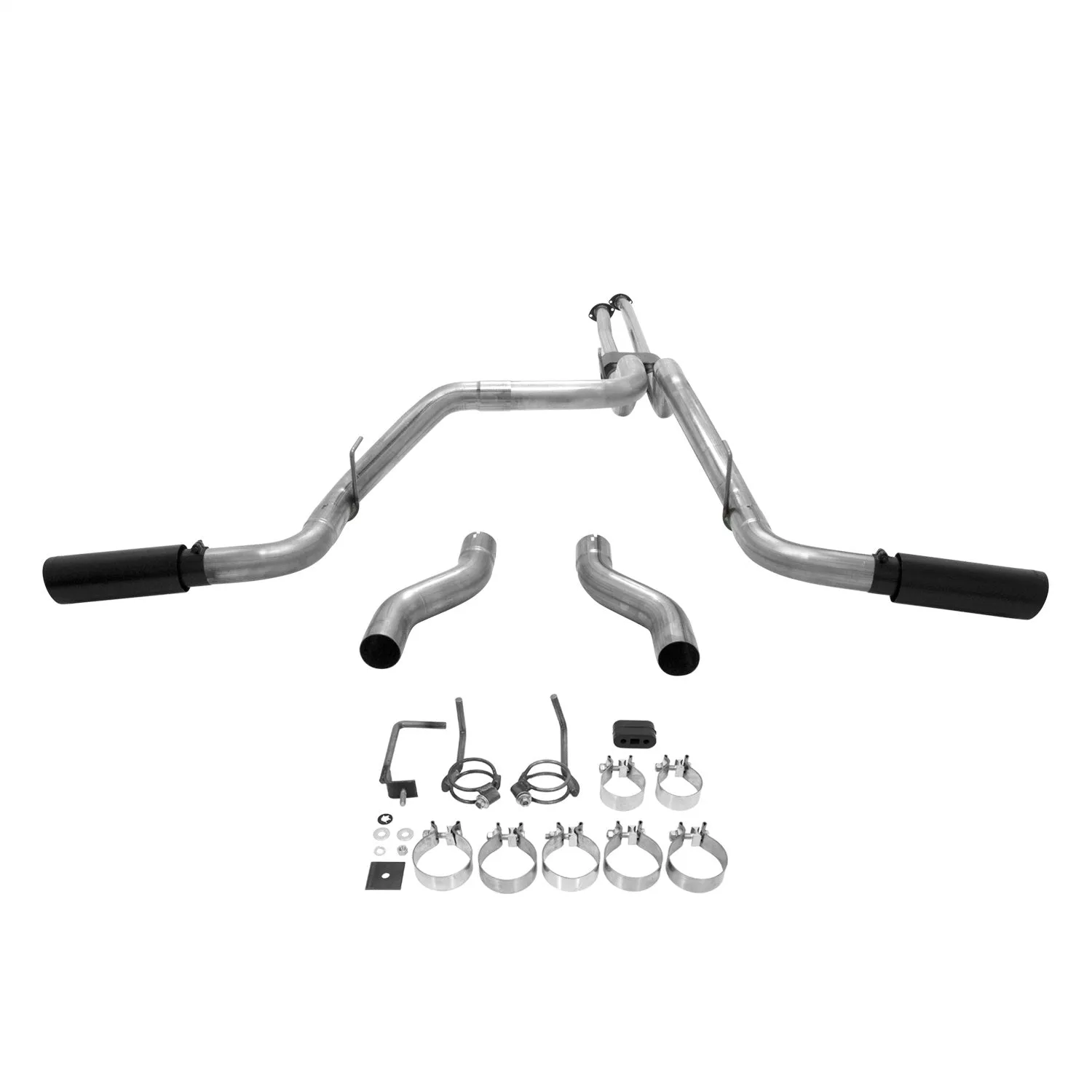 Flowmaster Outlaw Exhaust System Cat Back 2-1/2" Tailpipe 4" Tips - Stainless