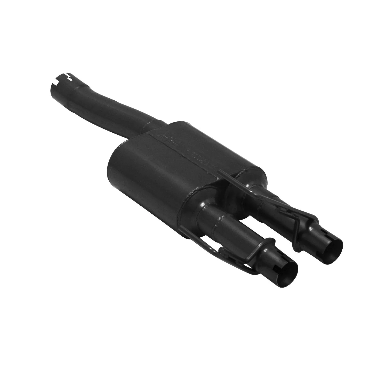 Flowmaster Outlaw Muffler 3" Center Inlet Dual 2-1/4" Outlets 11 x 4" Round Body - 16-3/4" Long