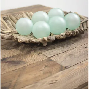 Kalalou - RECYCLED GLASS BALL - FROSTED - CRL5756
