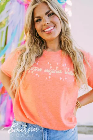 Kappa Alpha Theta Retro Sparkles Tee