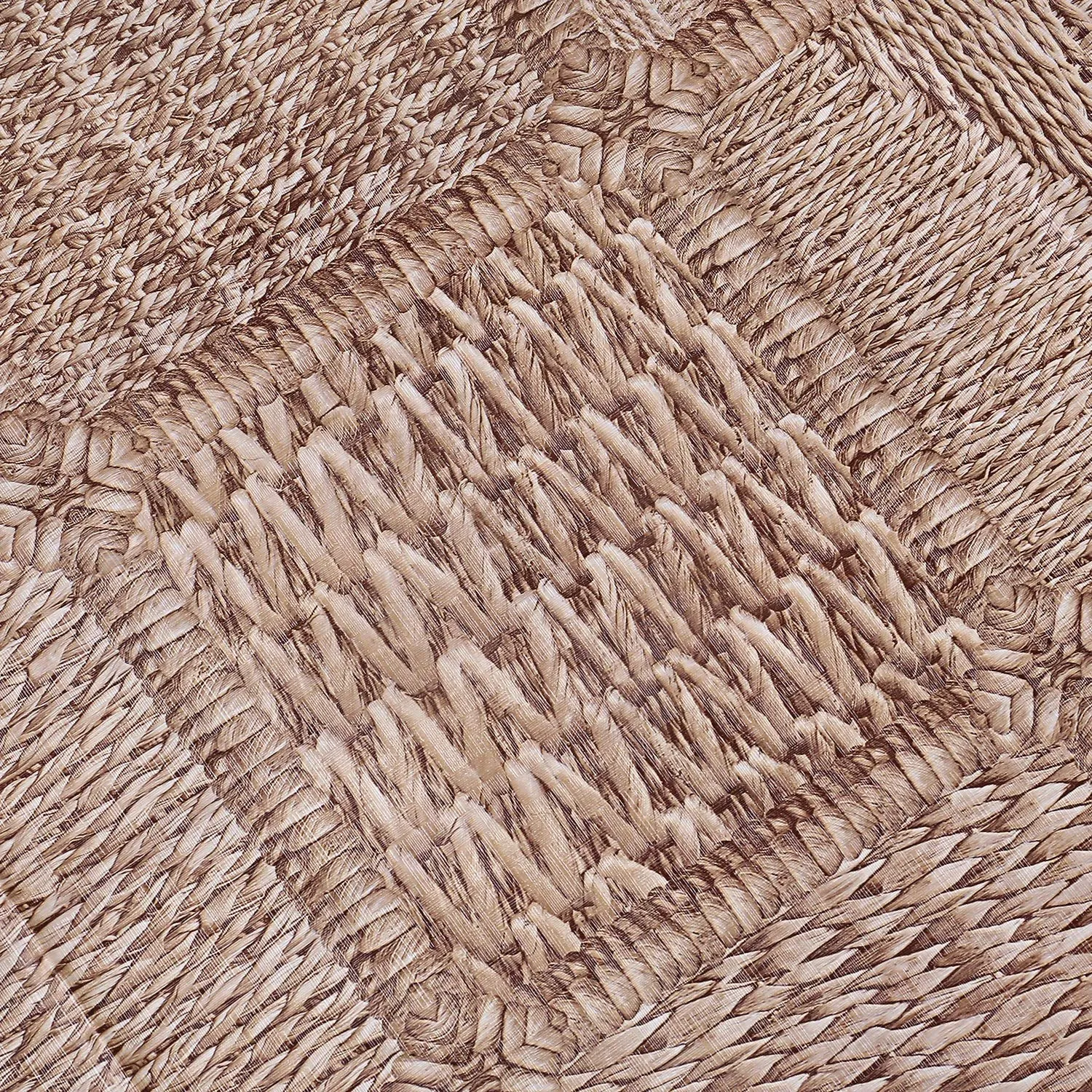 Kuber Industries Table Cloth|Center Table Cover|Round Table Cover|Table Cover 4 Seater|(Brown)