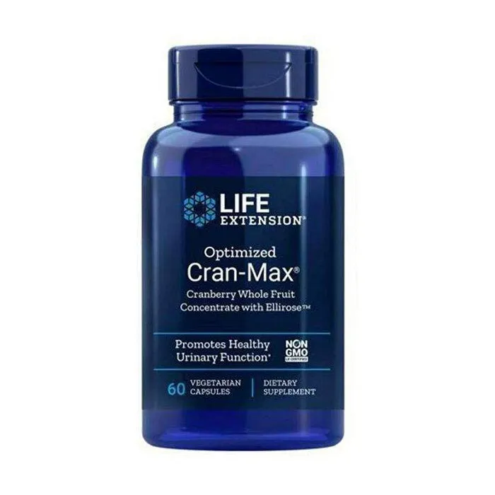 Life Extension Optimized Cran-Max Cranberry Whole Fruit Concentrate with Ellirose