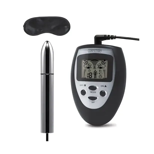 Lux Fetish Electro-sex Shock Wand with Remote Control